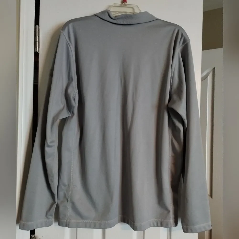 The North Face Gray Quarter-Zip Pullover Size L